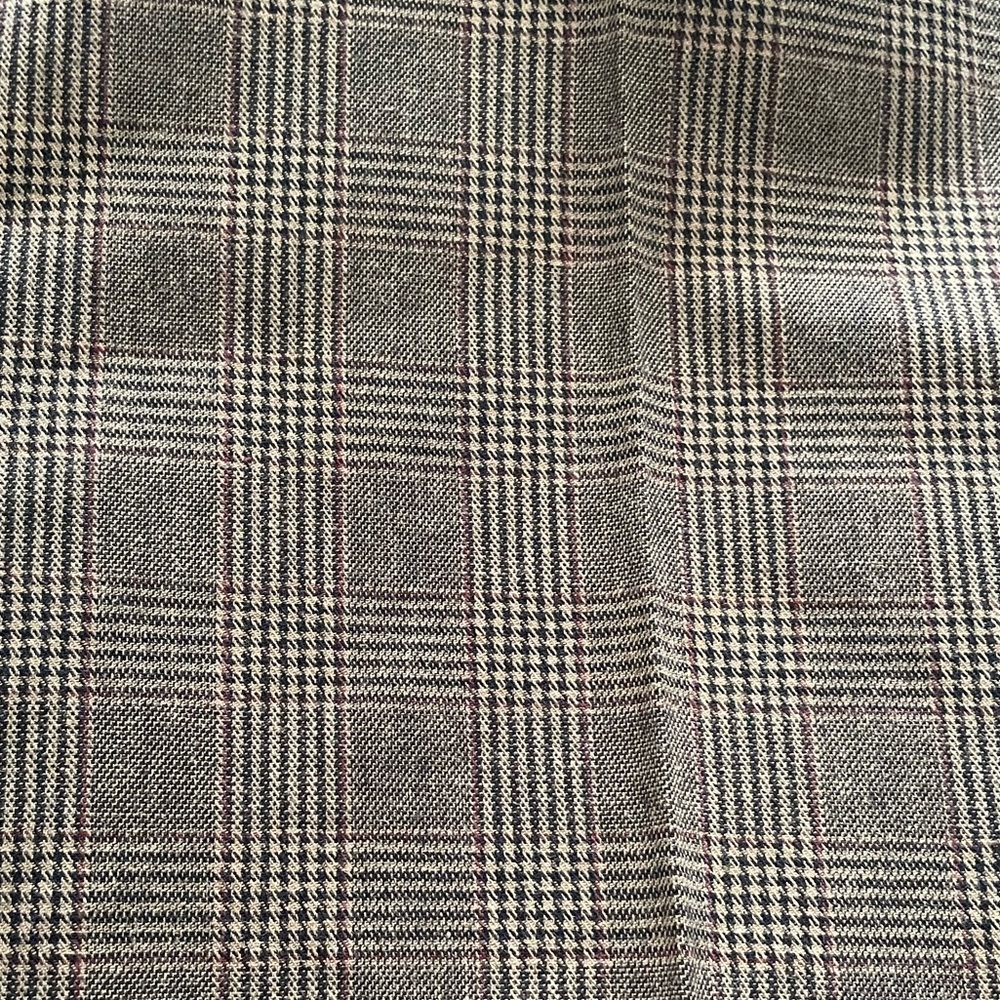 Frank and Oak Cotton Check Trousers